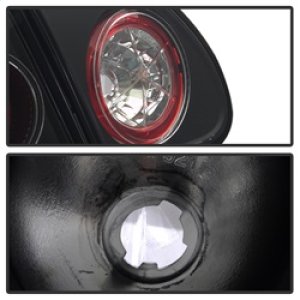 Toyota Corolla Tail Lights - Rear - SPYDER - Euro Style - Black - `03-`08