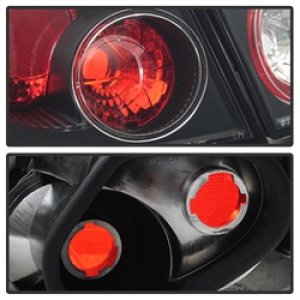 Toyota Corolla Tail Lights - Rear - SPYDER - Euro Style - Black - `03-`08