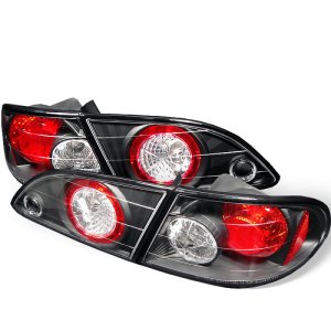 Toyota Corolla Euro Tail Lights - SPYDER - Euro Style - Black - `98-`02