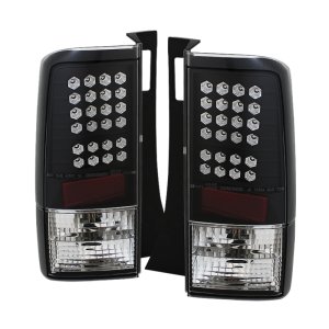 Scion XB LED Tail Lights - SPYDER - Black - `03-`07
