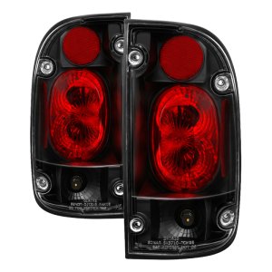 Toyota Tacoma Tail Lights - SPYDER - Euro Style - Black - `95-`00