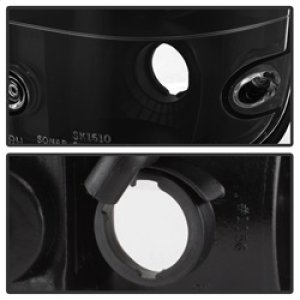 Toyota Tacoma Tail Lights - SPYDER - Euro Style - Black - `95-`00