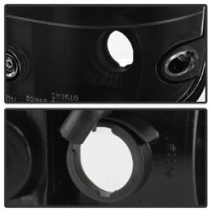 Toyota Tacoma Tail Lights - SPYDER - Euro Style - Black - `95-`00