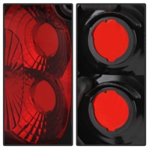 Toyota Tacoma Tail Lights - SPYDER - Euro Style - Black - `95-`00