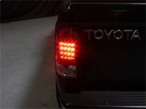 Toyota Tacoma LED Tail Lights - SPYDER - Red/Clear - `95-`00