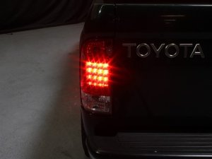 Toyota Tacoma LED Tail Lights - SPYDER - Red/Clear - `95-`00