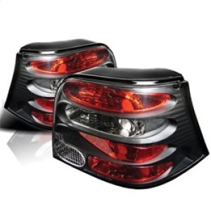 Volkswagen Golf Tail Lights - SPYDER - Euro Style - Black - `99-`04