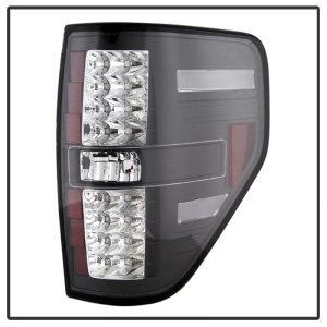 Ford F150 LED Tail Lights - SPYDER - Black - `09-`14