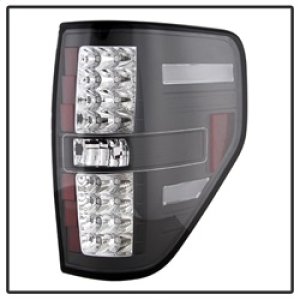 Ford F150 LED Tail Lights - SPYDER - Black - `09-`14