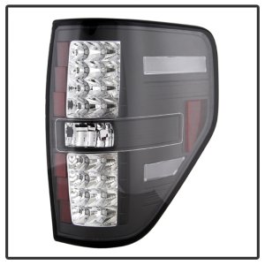Ford F150 LED Tail Lights - SPYDER - Black - `09-`14