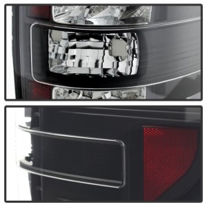Ford F150 LED Tail Lights - SPYDER - Black - `09-`14