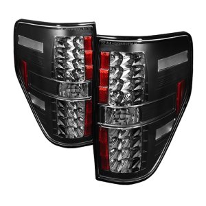 Ford F150 LED Tail Lights - SPYDER - Black - `09-`14