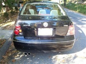 Volkswagen Jetta Tail Lights - SPYDER - Euro Style - Black - `99-`04