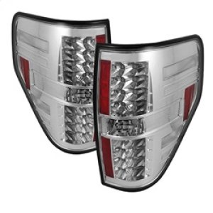 Ford F150 LED Tail Lights - SPYDER - Chrome - `09-`14