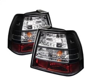 Volkswagen Jetta LED Tail Lights - SPYDER - Black - `99-`04 Volkswagen Jetta LED Tail Lights - SPYDER - Black - `99-`04
