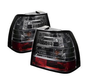 Volkswagen Jetta LED Tail Lights - SPYDER - Smoke - `99-`04