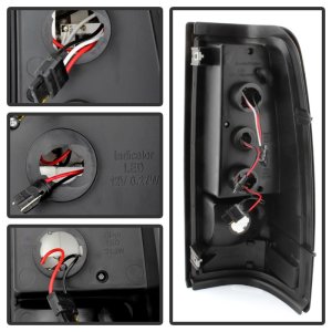 Chevrolet Silverado 1500 Tail Lights - Rear - SPYDER - xTune LED - Black - `03-`06