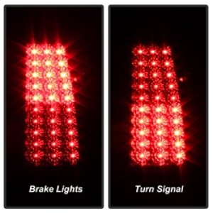 Chevrolet Silverado 1500 Tail Lights - Rear - SPYDER - xTune LED - Red/Clear - `03-`06