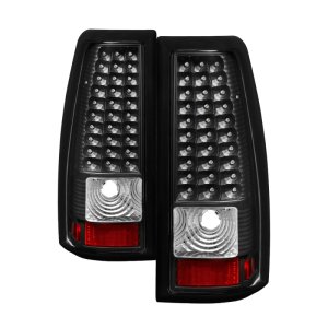 Chevrolet Silverado 1500 Tail Lights - Rear - SPYDER - xTune LED - Black - `99-`02