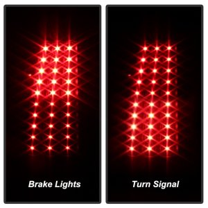 Chevrolet Silverado 2500 Tail Lights - Rear - SPYDER - xTune LED - Black - `99-`02