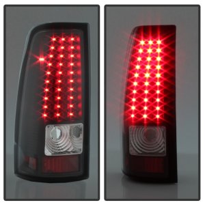 Chevrolet Silverado 2500 Tail Lights - Rear - SPYDER - xTune LED - Black - `99-`02