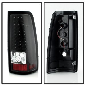 Chevrolet Silverado 2500 Tail Lights - Rear - SPYDER - xTune LED - Black - `99-`02