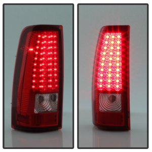 Chevrolet Silverado 1500 Tail Lights - Rear - SPYDER - xTune LED - Red/Clear - `99-`02