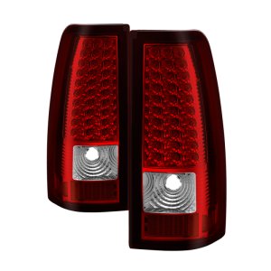 Chevrolet Silverado 2500 Tail Lights - Rear - SPYDER - xTune LED - Red/Clear - `99-`02