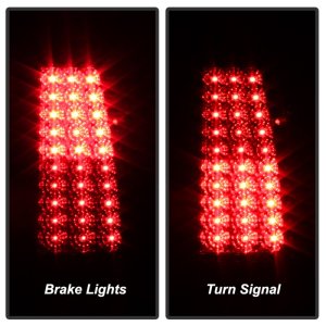 Chevrolet Silverado 2500 Tail Lights - Rear - SPYDER - xTune LED - Red/Clear - `99-`02