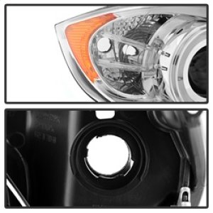BMW 3 Series Headlights - SPYDER - Projector LED Halo Amber Reflector - Chrome - `06-`08 BMW 3 Series Headlights - SPYDER - Projector LED Halo Amber Reflector - Chrome - `06-`08