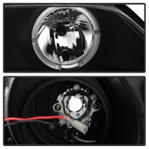 BMW Z3 Projector Headlights - SPYDER - LED Halo - Black - `96-`02