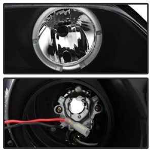 BMW Z3 Projector Headlights - SPYDER - LED Halo - Black - `96-`02