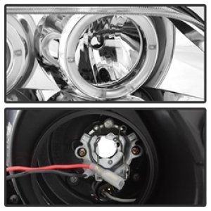 BMW Z3 Headlights - SPYDER - Projector Headlights, LED Halo - Chrome - `96-`02 BMW Z3 Headlights - SPYDER - Projector Headlights, LED Halo - Chrome - `96-`02
