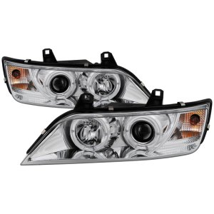 BMW Z3 Headlights - SPYDER - Projector Headlights, LED Halo - Chrome - `96-`02 BMW Z3 Headlights - SPYDER - Projector Headlights, LED Halo - Chrome - `96-`02