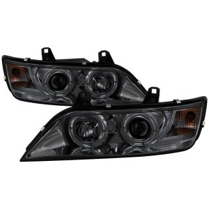 BMW Z3 Headlights - SPYDER - Projector, LED Halo - Smoke - `96-`02 BMW Z3 Headlights - SPYDER - Projector, LED Halo - Smoke - `96-`02