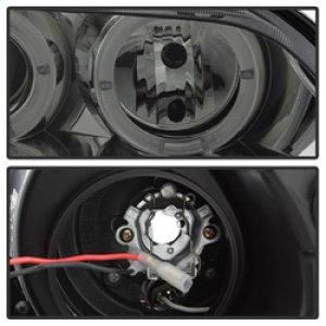 BMW Z3 Headlights - SPYDER - Projector, LED Halo - Smoke - `96-`02 BMW Z3 Headlights - SPYDER - Projector, LED Halo - Smoke - `96-`02