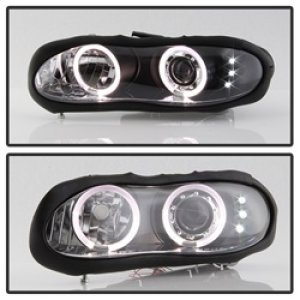 Chevrolet Camaro Headlights - SPYDER - Projector LED Halo - Black - `98-`02