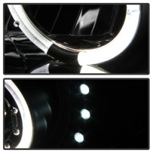 Chevrolet Camaro Headlights - SPYDER - Projector LED Halo - Black - `98-`02