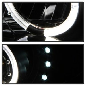 Chevrolet Camaro Headlights - SPYDER - Projector LED Halo - Black - `98-`02