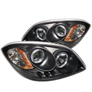 Pontiac G5 Headlights - SPYDER - Projector LED Halo - Black - `07-`09