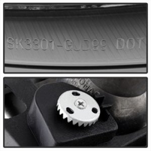 GMC Sierra 2500 Headlights - SPYDER - Projector LED Halo - Black - `99-`06