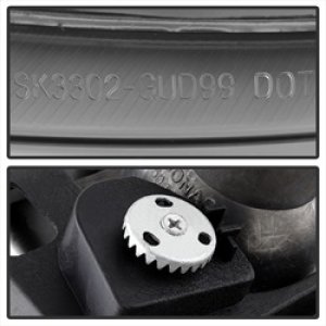 GMC Sierra 3500 Headlights - SPYDER - LED Halo Projector - Chrome - `99-`06