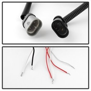 Chevrolet Silverado 1500 Projector Headlights - SPYDER - LED Halo - Amber Reflector - Chrome - `03-`06