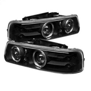 Chevrolet Silverado 2500 Headlights - SPYDER - Projector LED Halo - Black - `99-`02