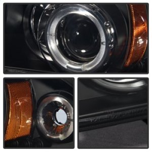 Dodge Durango Headlights - SPYDER - Projector LED Halo - Black - `98-`03 Dodge Durango Headlights - SPYDER - Projector LED Halo - Black - `98-`03
