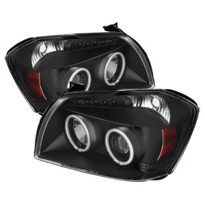 Dodge Magnum Headlights - SPYDER - CCFL Halo LED - Black - `05-`07
