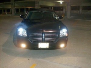 Dodge Magnum Headlights - SPYDER - CCFL Halo LED - Black - `05-`07