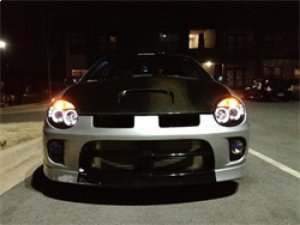 Dodge Neon Headlights - SPYDER - LED Halo Projector - Black - `03-`05