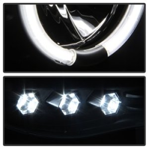 Dodge Ram 1500 Headlights - SPYDER - CCFL Halo LED - Black - `02-`05