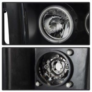 Dodge Ram 1500 Headlights - SPYDER - CCFL Halo LED - Black - `02-`05